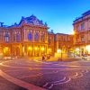 Catania Sicily Buildings At Night Diamond Painting