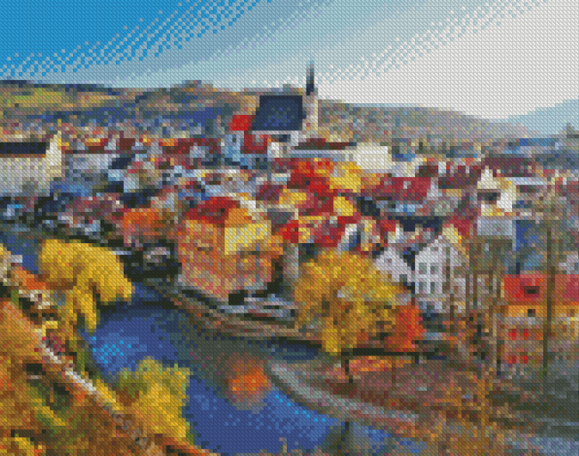 Cesky Krumlov Czech Republic Diamond Paintings