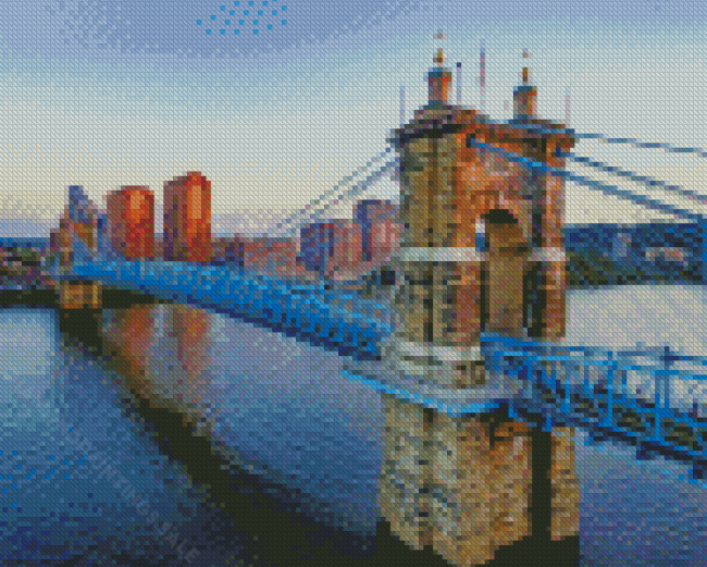 Cincinnati Bridge Diamond Paintings