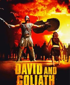 David And Goliath Poster Diamond Painting