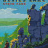 Devils State Park Poster Diamond Paintings