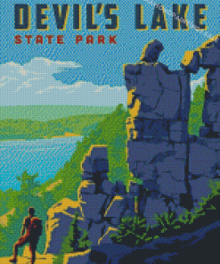 Devils State Park Poster Diamond Paintings