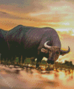 Domestic Water Buffalo Diamond Paintings