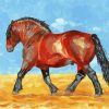 Draft Horse Art Diamond Painting