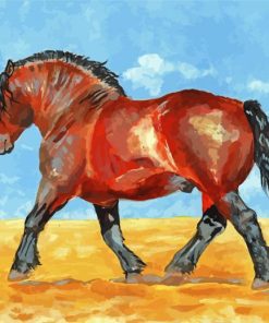Draft Horse Art Diamond Painting