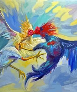 Fighting Cock Diamond Painting