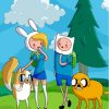 Fionna And Cake With Finn And Jake Diamond Painting