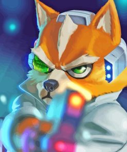 Fox McCloud Art Diamond Painting