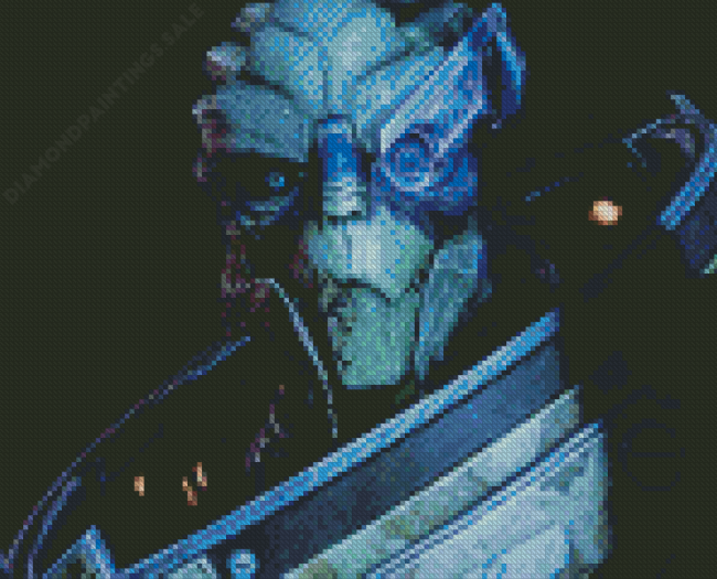 Garrus Vakarian Game Character Diamond Paintings