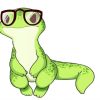 Gecko With Glasses Diamond Painting