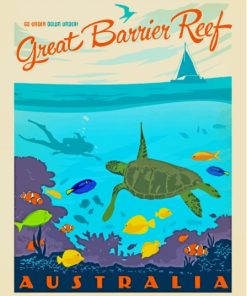 Great Barrier Reef Poster Diamond Painting