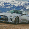 Grey Nissan R35 Car Diamond Paintings