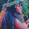 Hawaiian Lady Diamond Paintings