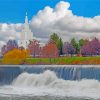 Idaho Falls Temple Diamond Painting