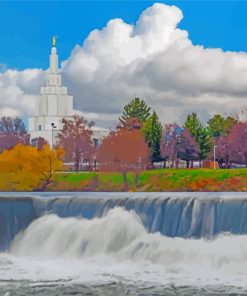 Idaho Falls Temple Diamond Painting