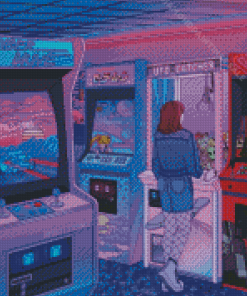 Illustration Arcade Game Diamond Paintings