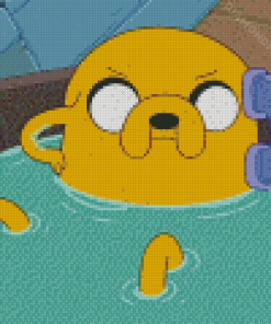 Jake The Dog Bathing Diamond Paintings