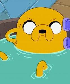 Jake The Dog Bathing Diamond Painting