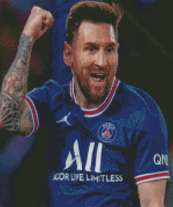 Lionel Messi PSG Diamond Paintings