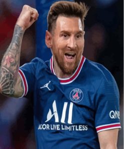 Lionel Messi PSG Diamond Painting