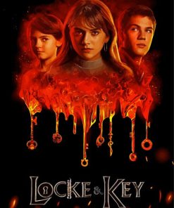 Locke And Key Serie Poster Diamond Painting