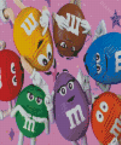 M And Ms Candies Diamond Paintings