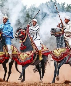 Moroccan Horse Show Diamond Painting