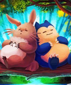 My Neighbor Totoro Snorlax Diamond Painting