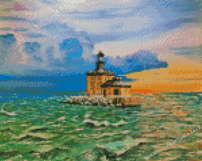 Ohio Toledo Lighthouse Sunset Diamond Paintings