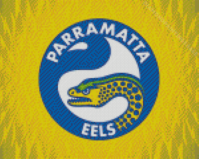 Parramatta Eels Rugby Logo Art Diamond Paintings