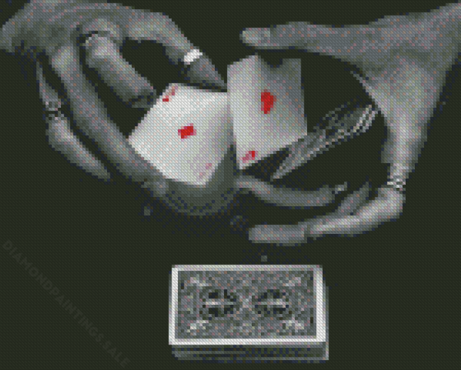 Playing Poker Cards Photography Diamond Paintings