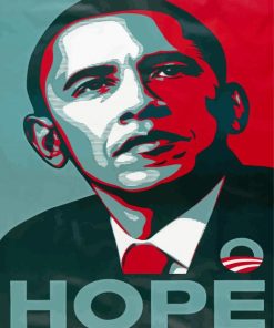 Pop Art Barack Poster Diamond Painting