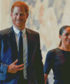 Prince Harry And Meghan Diamond Paintings