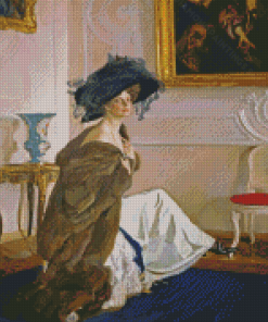 Princess Olga Portrait Serov Diamond Paintings