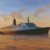 QE2 LinerShip Art Diamond Paintings