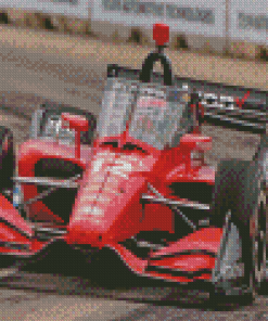 Red IndyCar Diamond Paintings