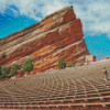 Red Rocks Amphitheatre Building Diamond Paintings