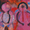 Retrato De Ninos By Rufino Tamayo Diamond Paintings