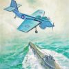 Royal Navy Plane Art Diamond Painting