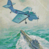 Royal Navy Plane Art Diamond Paintings