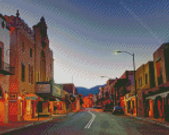 Santa Fe Streets Diamond Paintings