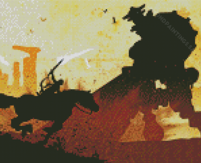 Shadow Of The Colossus Game Poster Diamond Paintings