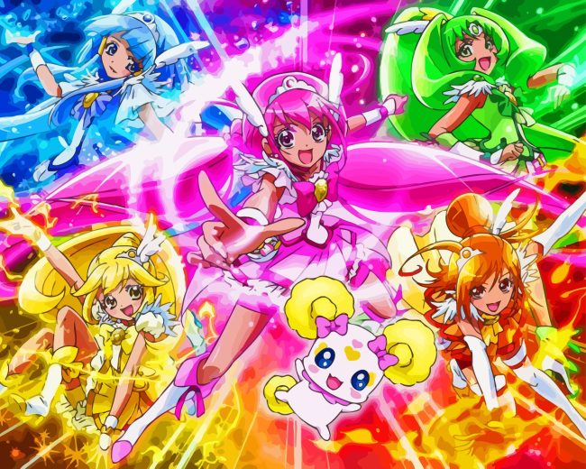 Smile PreCure Characters Diamond Painting