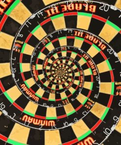 Spiral Dart Board Diamond Painting