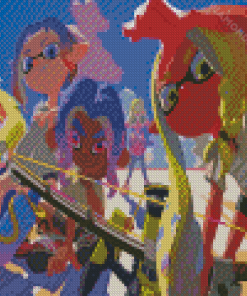 Splatoon 3 Game Diamond Paintings