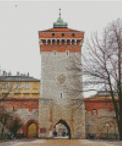St Florians Gate Historical Place Poland Diamond Paintings