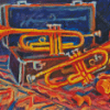 Still Life Trumpet Diamond Paintings