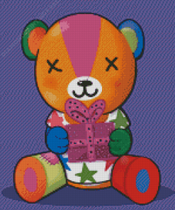 Stitches Bear Animal Crossing Game Diamond Paintings