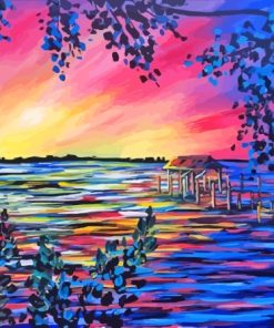 Sunrise On The Indian River Diamond Painting
