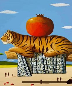 Surrealist Animal Tiger Diamond Painting